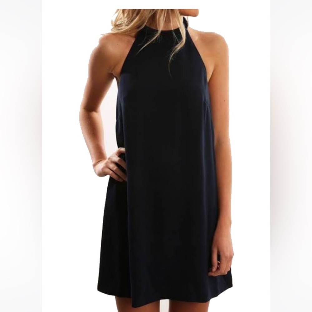 Express Black Halter Dress